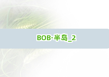 BOB·半岛