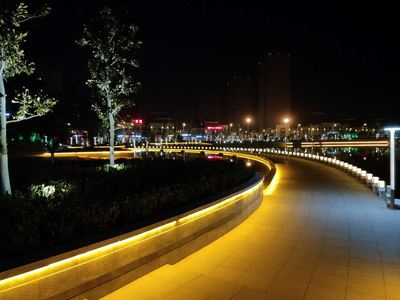 寶典電氣集團申報【蒙城縣城南新區2016年(逍遙公園、夢蝶公園、鯤鵬公園)三個公園亮化】參與優秀照明工程案例評選|中國照明行業2019年金手指獎